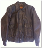 brown leather jacket motorcycle prescott